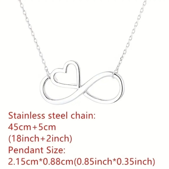 NEW! Infinity love necklace - Picture 4 of 6